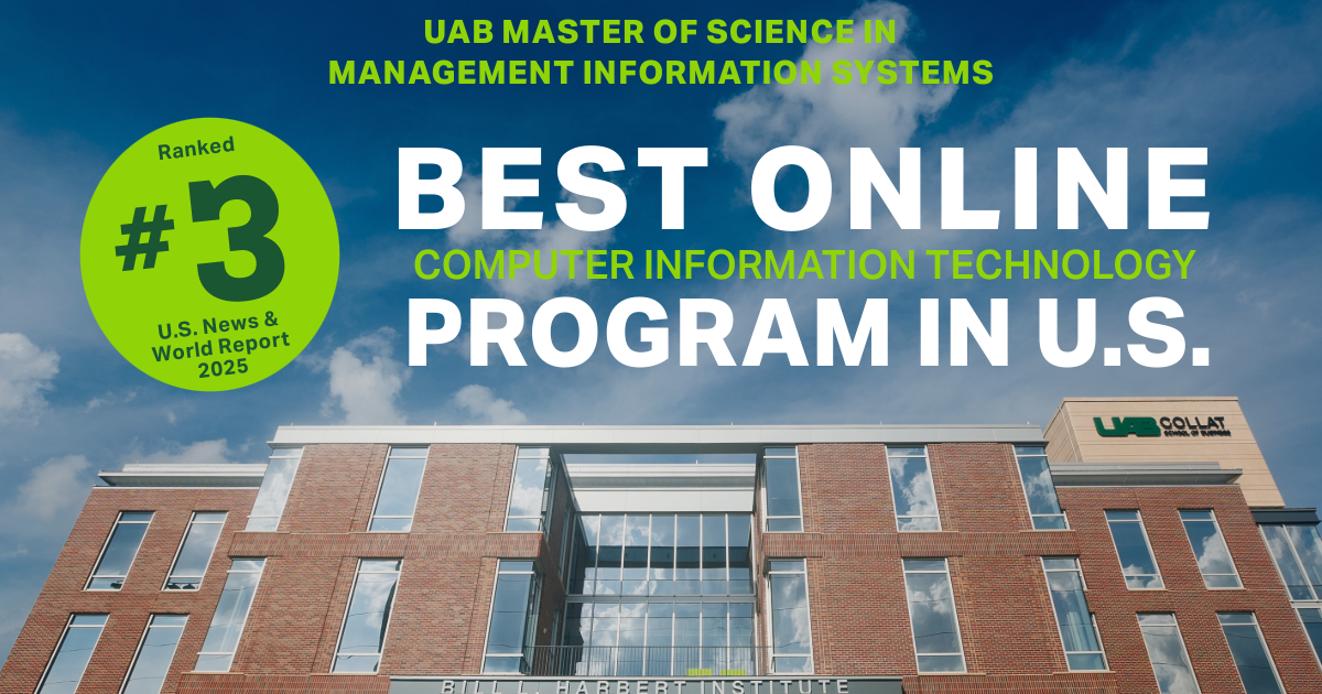 UAB's management information systems program ranks No. 3 in nation